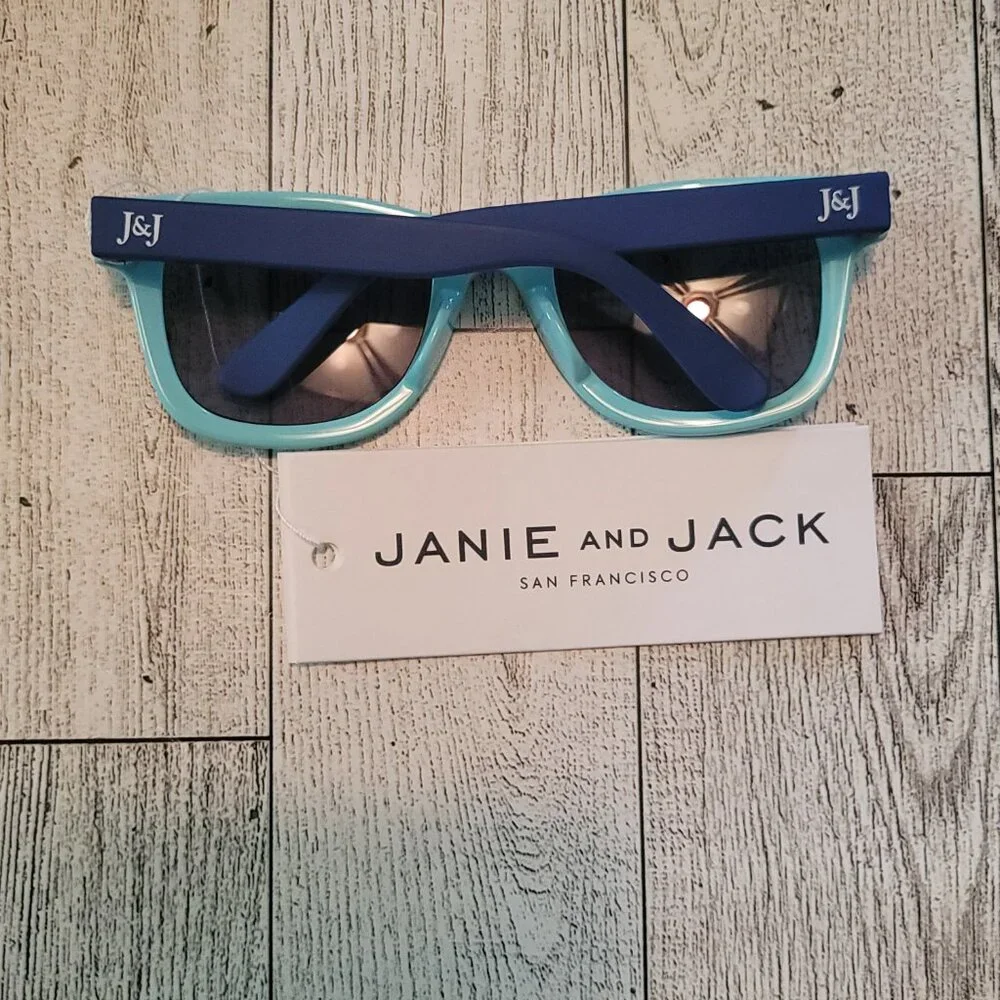 Janie and Jack Blue Kids Sunglasses